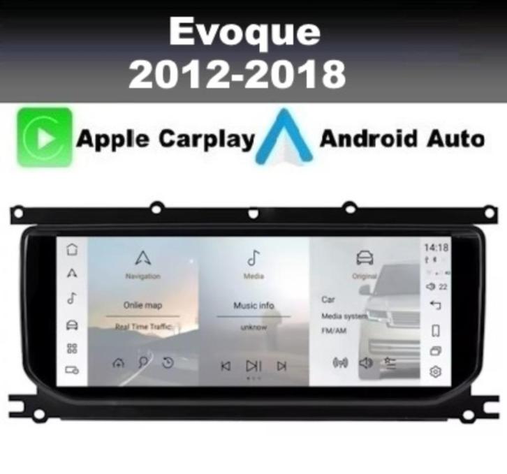 Range Rover Evoque navigatie android 14 apple carplay dab+, Auto diversen, Autoradio's, Nieuw, Ophalen of Verzenden