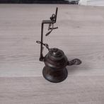 Antiek messing olie lampje, Antiek en Kunst, Antiek | Gereedschap en Instrumenten, Ophalen of Verzenden