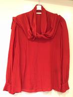 Sissy Boy blouse sjaalkraag rood mt S 36/38 zijde Luxueus, Ophalen of Verzenden, Wit, Maat 36 (S)