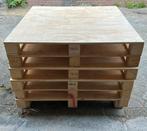 Pallets met bovenplaat uit multiplex 110x110, Doe-het-zelf en Verbouw, Hout en Planken, Ophalen, Minder dan 25 mm, Zo goed als nieuw