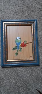 Ron Brinkman Schilderij Pimpelmees in Hulst, Ophalen of Verzenden