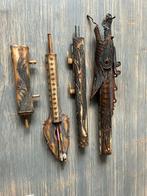 Antieke Blowpipe uit Borneo Headhunters van Bone 77cm, Ophalen of Verzenden