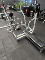 Bankdruk | Flat Bench Hammer Strength, Sport en Fitness, Fitnessmaterialen, Ophalen, Zo goed als nieuw, Fitnessbank