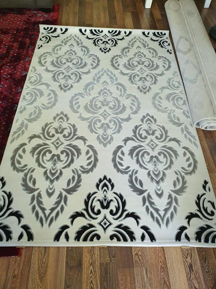Merk: Istikbal - Modern wit vloerkleed - 160x230 Cm, Huis en Inrichting, Stoffering | Tapijten en Kleden, Zo goed als nieuw, 150 tot 200 cm