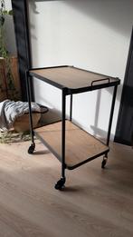 Tafel trolley met wielen, 55 tot 75 cm, Zo goed als nieuw, Modern, Rechthoekig