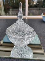 Kristallen bonbonniere mooi geslepen en onbeschadigd, Antiek en Kunst, Antiek | Glas en Kristal, Ophalen of Verzenden