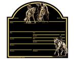 stalbord springen of dressuur, Dieren en Toebehoren, Paarden en Pony's | Overige Paardenspullen, *, Verzenden, *, Nieuw