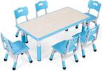 Nieuw kinder tafel setje met 6 stoelen, Ophalen, Nieuw, Tafel(s) en Stoel(en)