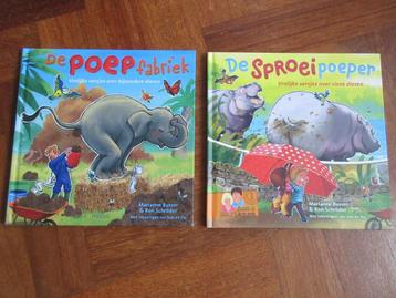2 x boeken : De Poepfabriek + De Sproeipoeper beschikbaar voor biedingen
