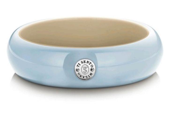 Ti Sento Milano Armband pastelblauw, Sieraden, Tassen en Uiterlijk, Armbanden, Kunststof of Plastic, Blauw, Ophalen of Verzenden