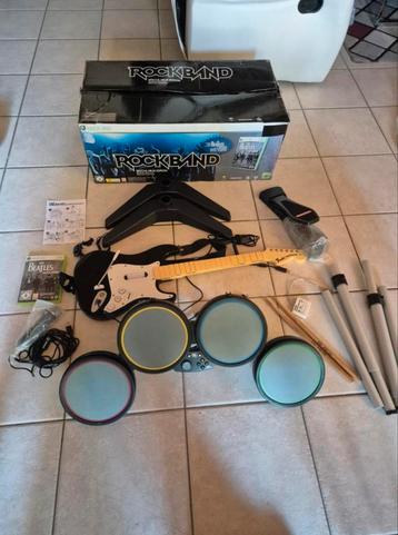 The Beatles Rock Band XBox 360 complete band in a box set beschikbaar voor biedingen