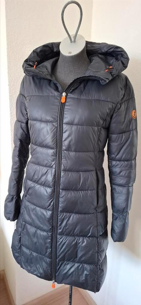 Save the Duck jas winterjas gewatteerde jas S 36 zwart, Kleding | Dames, Jassen | Winter, Gedragen, Maat 36 (S), Zwart, Ophalen of Verzenden