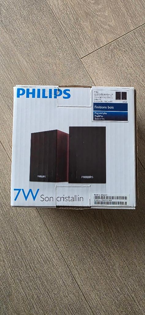 Philips luidsprekers 2.0 (Spa20), Audio, Tv en Foto, Luidsprekers, Philips, Nieuw, Ophalen of Verzenden, Minder dan 60 watt