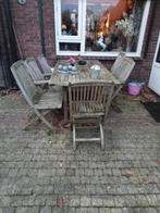 Houten tuinset, Tuin en Terras, Tuinsets en Loungesets, Ophalen, Gebruikt, Hout