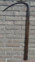 Pikhaak. Ca 1900. Gesmeed,  houten steel. 37/85 cm., Antiek en Kunst, Ophalen