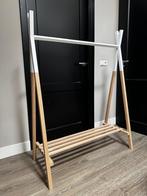 Houten decoratief kledingrek met plank, Huis en Inrichting, Kasten | Kledingkasten, Met plank(en), 100 tot 150 cm, Ophalen of Verzenden