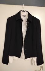 zwart mantelpak, Ophalen of Verzenden, Zo goed als nieuw, Maat 42/44 (L), Zwart