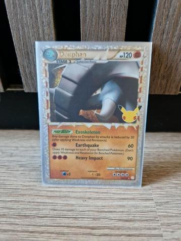 Donphan 107/123 Pokemon McDonald's 25th anniversary  beschikbaar voor biedingen