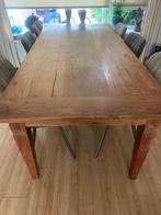 Eettafel, Huis en Inrichting, Tafels | Eettafels, Ophalen, Gebruikt, 150 tot 200 cm, Eikenhout