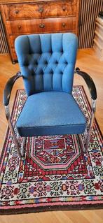 Gispen stoel - kleur blauw, Huis en Inrichting, Stoelen, Ophalen, Gebruikt, Blauw, Vintage