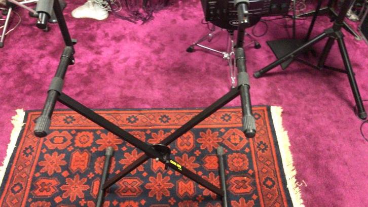 Quiklok QLX-12 double Keyboard stand, Muziek en Instrumenten, Standaards, Keyboard of Synthesizer, Ophalen of Verzenden