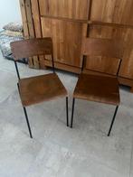 Stoelen, Huis en Inrichting, Stoelen, Ophalen, Twee, Bruin, Zo goed als nieuw