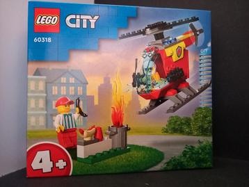 Lego City 60318 NIEUW Brandweerhelikopter Brandweer minifig beschikbaar voor biedingen