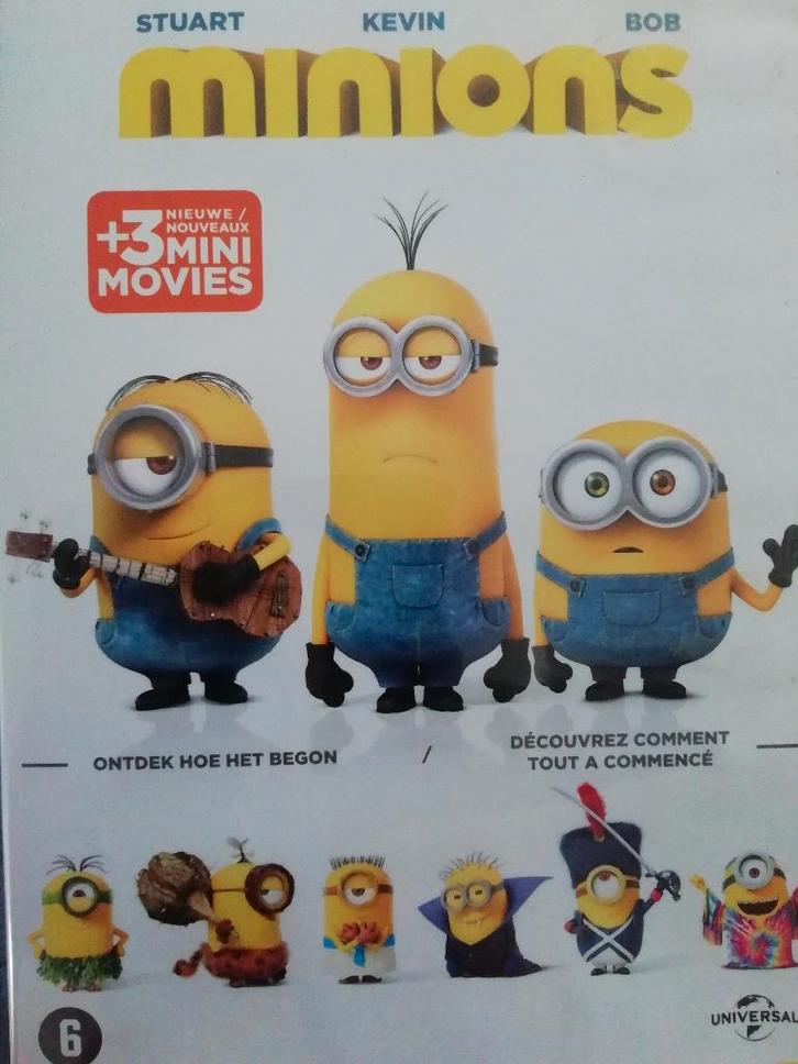 minions, Cd's en Dvd's, Dvd's | Tekenfilms en Animatie, Zo goed als nieuw, Overige soorten, Overige typen, Alle leeftijden, Ophalen of Verzenden