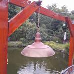 Stijlvolle koperen lamp, Ophalen, Gebruikt, Overige materialen, Minder dan 50 cm
