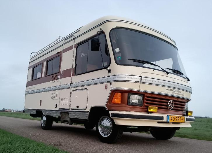 originele Mercedes Hymer S550 benzine gas en belastingvrij, Caravans en Kamperen, Campers, Particulier, tot en met 5, Integraal