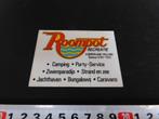 sticker transparant roompot recreatie kamperland, Ophalen, Zo goed als nieuw, Bedrijf of Vereniging
