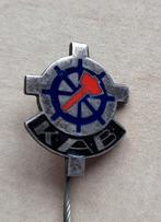 Katholieke Arbeidersbeweging zilver KAB speldje, Gebruikt, Niet vindbaar, Niet vindbaar, Speldje of Pin