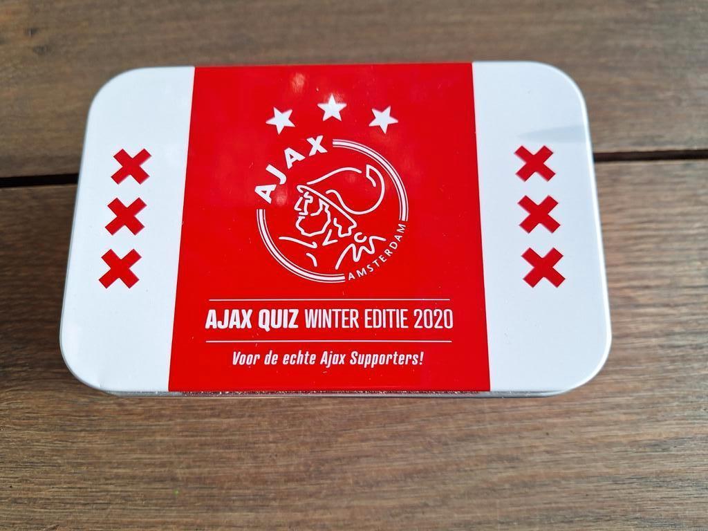 Ajax Quiz Winter Editie 2020 - 50 Vragenkaarten, Ophalen of Verzenden, Zo goed als nieuw, Ajax, Boek of Tijdschrift