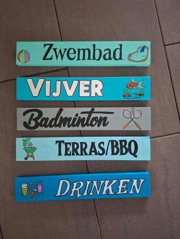 Wegwijsborden Hout - Handgemaakt & Uniek! beschikbaar voor biedingen
