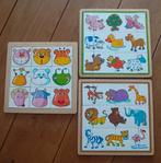houten puzzels. nopjes en legpuzzel, Ophalen of Verzenden, 10 tot 50 stukjes, Zo goed als nieuw
