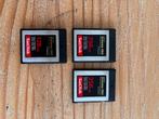 SanDisk Extreme Pro CFexpress Kaarten, Audio, Tv en Foto, Fotografie | Geheugenkaarten, Gebruikt, Ophalen of Verzenden, 128 GB