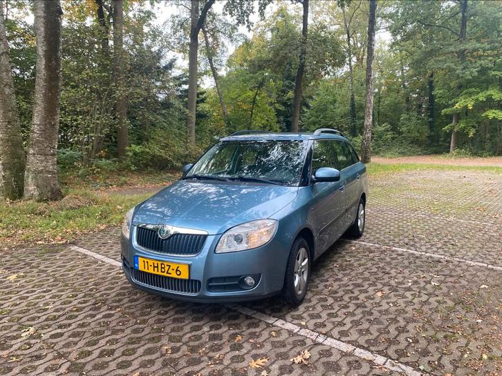 Skoda Fabia 1.6 16V 77KW Combi 2008 Blauw, Auto's, Skoda, Particulier, Fabia, Benzine, D, Stationwagon, Handgeschakeld, Origineel Nederlands