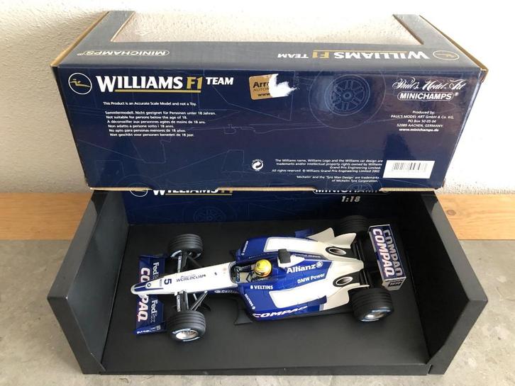 Mdl.1013 F1 FW24 Williams-BMW Race Car R.Schumacher 2002, Verzamelen, Automerken, Motoren en Formule 1, Nieuw, Formule 1, Ophalen of Verzenden