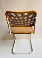 Marcel Breurer stijl stoel met webbing zitting, Huis en Inrichting, Stoelen, Gebruikt, Wit, Jaren 80, Onbekend