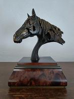 Abstract bronzen paardenhoofd., Ophalen of Verzenden