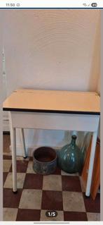 Lessenaar klasbank bureau retro vintage, Ophalen