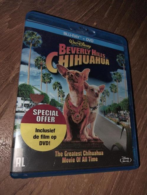 Blu ray + Dvd Beverly Hills Chihuahua NLO Walt Disney, Cd's en Dvd's, Blu-ray, Zo goed als nieuw, Tekenfilms en Animatie, Ophalen of Verzenden