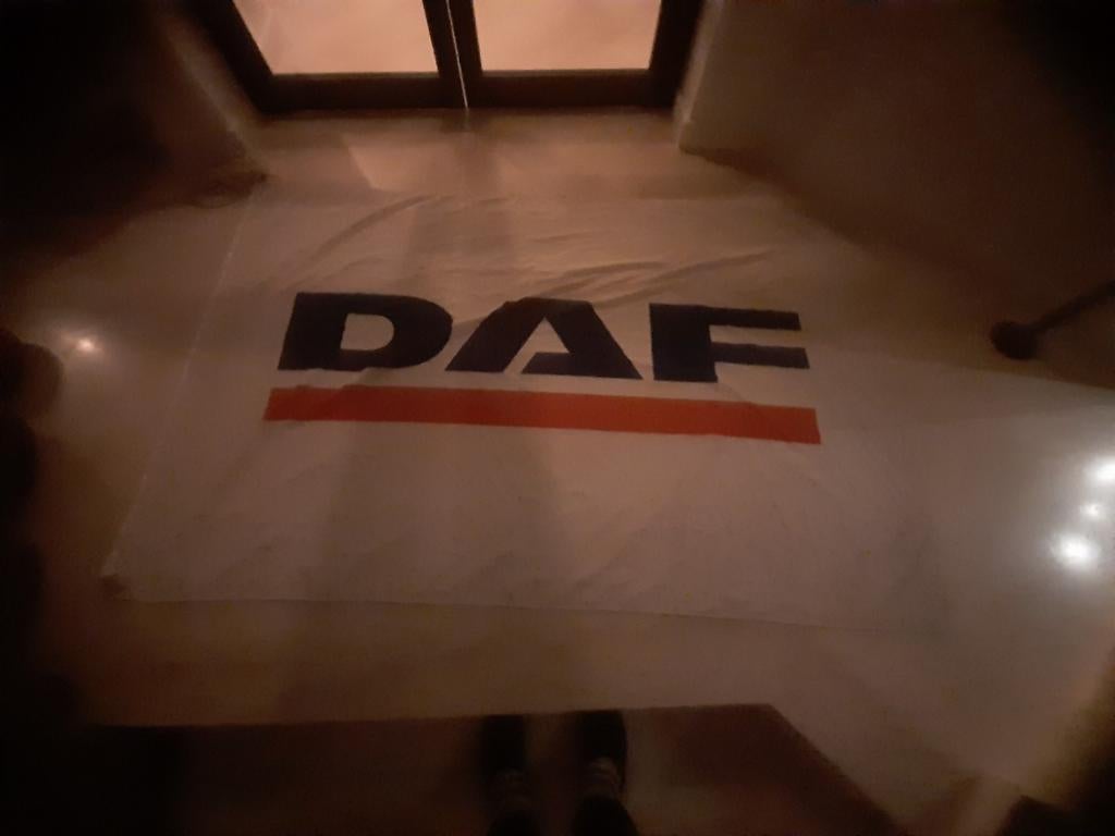 DAF vlag 140x220cm, Ophalen of Verzenden, Gebruikt, Auto's