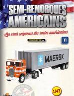 Freightliner COE 1976 MAERSK Container 1/43 USA TRUCKS # 15, Verzenden, Nieuw, Bus of Vrachtwagen, Overige merken