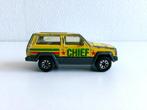 Jeep Cherokee geel 1:58 BP Chief Matchbox (geen ovp), Ophalen of Verzenden, Gebruikt, Auto