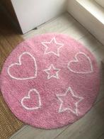 Roze vloerkleed 90 cm diameter, Ophalen, 50 tot 100 cm, Overige kleuren, Rond