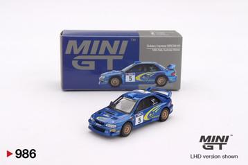 Mini GT 1:64 Subaru Impreza no 3, WRC98 1998 RMC 3rd place beschikbaar voor biedingen