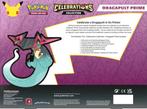 Pokémon Celebrations Dragapult Prime Collection Box, Ophalen of Verzenden, Nieuw, Boosterbox, Foil