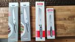 Nieuwe Fissler, Kuhn Rikon messen te koop, Huis en Inrichting, Ophalen, Nieuw, Rvs of Chroom