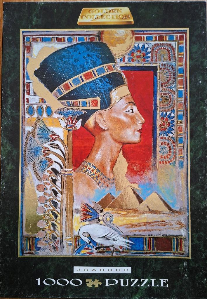 Jumbo puzzel 1000 stukjes The Queen of Amarna, Hobby en Vrije tijd, Denksport en Puzzels, Gebruikt, Legpuzzel, 500 t/m 1500 stukjes